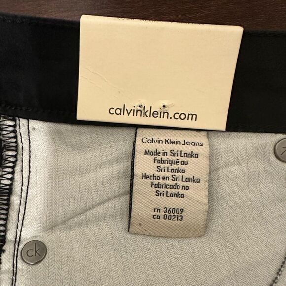 Calvin Klein ultimate skinny with an iridescent glow jeans size 28, NWT - Picture 6 of 11